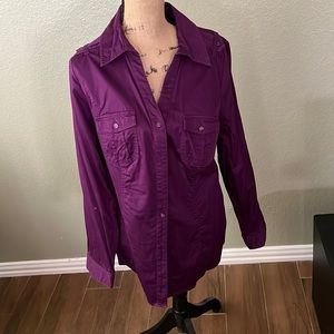 True purple, Lane Bryant long sleeve shirt